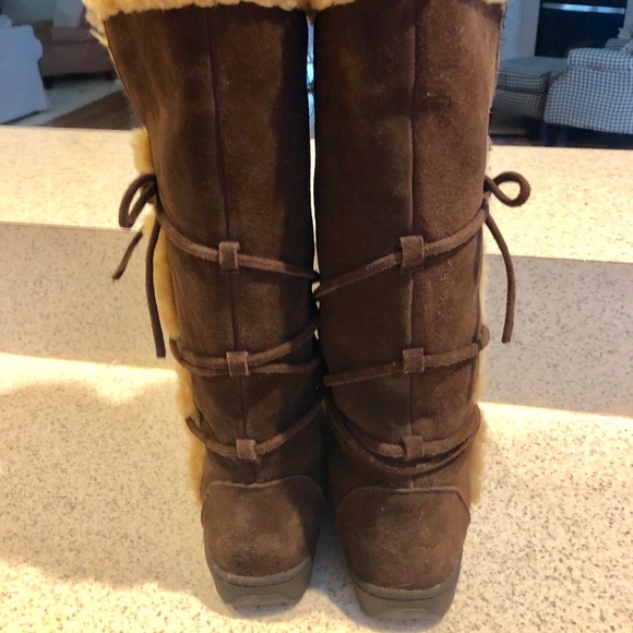 CHINESE LAUNDRY Size 8 Brown Suede Boots - Picture 2 of 4